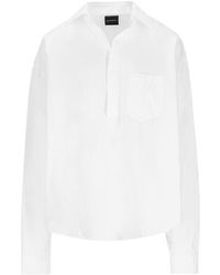Balenciaga - Crinkled Cotton Shirt - Lyst