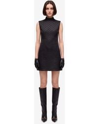 Gucci - Gg Jacquard Viscose Mini Dress - Lyst