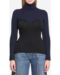 Jean Paul Gaultier - Ribbed Knit Pullover - Lyst