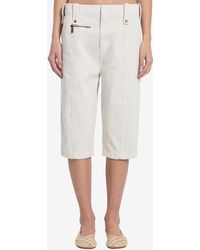 Burberry - Capri Pants - Lyst