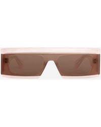 Alaïa - Rectangular Mask Sunglasses - Lyst