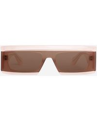 Alaïa - Rectangular Mask Sunglasses - Lyst