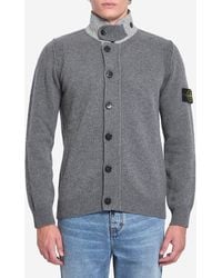 Stone Island - Sweater With Felt Details - Lyst