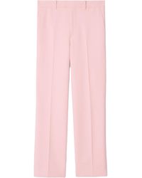 Burberry - Wool Tailored Trousers - Lyst