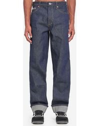 Gucci - Denim Trousers With Hem Details - Lyst