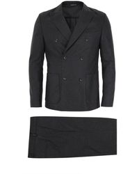 Tonello - Anthracite Wool Suit - Lyst