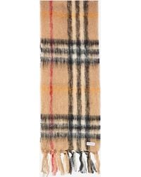 Burberry - Sciarpa Stampa Check - Lyst