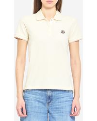 Moncler - Cotton Piqu Polo Shirt With Logo - Lyst