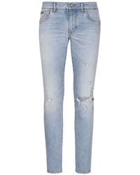 Dolce & Gabbana - Skinny Denim Jeans - Lyst