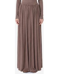 Max Mara - Long Livrea Skirt - Lyst
