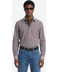 Saint Laurent - Winchester Striped Shirt - Lyst