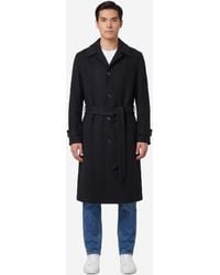 Lardini - Singlebreasted Virgin Wool And Cashmere Coat - Lyst