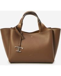 Tod's - T Timeless Leather Bag Small - Lyst