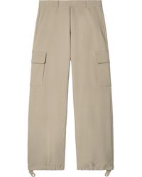 Off-White c/o Virgil Abloh - Ow Emb Drill Cargo Pants - Lyst