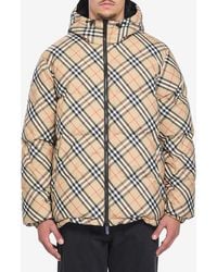 Burberry - Snowdon Traditional Check Reversible Jacket - Lyst