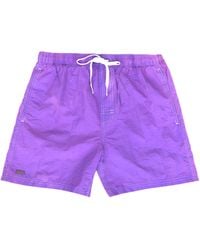 Sundek Nylon Swim Shorts - Purple