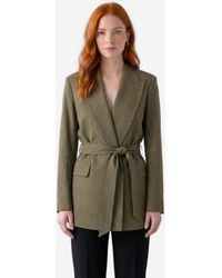 Max Mara - Peaked Lapel Dressing Gown Jacket - Lyst