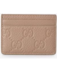 Gucci - Gg Emblem Card Case - Lyst
