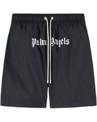 Palm Angels - Logo Swimshorts - Lyst