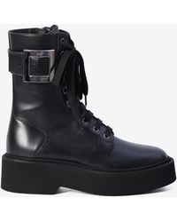 Roger Vivier - Viv' Rangers Lace-Up Boots - Lyst