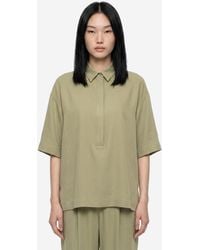 Frankie Shop - Eda Fluid Polo Shirt - Lyst