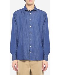 Borriello - Camicia Marechiaro Denim - Lyst