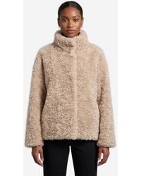 Herno - Short Faux Fur Coat - Lyst