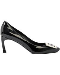 roger vivier block heels
