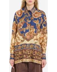 Zimmermann - Aster Relaxed Shirt - Lyst