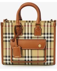 Burberry - Freya Tote Mini Bag - Lyst