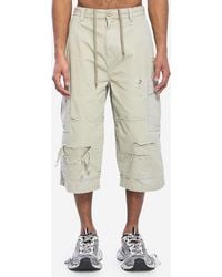 Balenciaga - Cropped Cargo Pants - Lyst