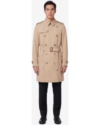 Burberry - Midlength Heritage Kensington Trench Coat - Lyst
