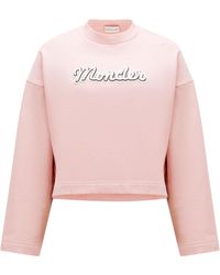 Moncler - Cotton Sweatshirt With Logo - Lyst
