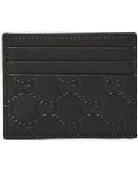 Gucci - Gg Emblem Card Holder - Lyst