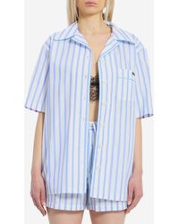 Dolce & Gabbana - Striped Poplin Shirt - Lyst