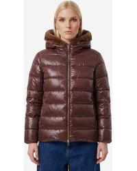 Herno - Ultralight Down Jacket With Faux Fur - Lyst