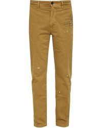 Incotex - Camel Cotton Trousers - Lyst