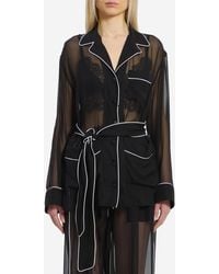 Dolce & Gabbana - Vanity Chiffon Shirt - Lyst