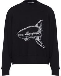 Palm Angels - Broken Shark Print Sweatshirt - Lyst