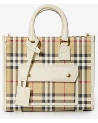 Burberry - Freya Tote Mini Bag - Lyst