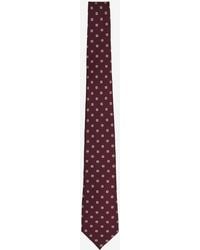Saint Laurent - Wide Tie - Lyst