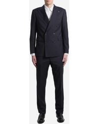 Tagliatore - Super 110S Virgin Wool Doublebreasted Suit - Lyst