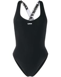 off white swimming costume