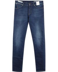 PT Torino Stone Washed Jeans - Blue