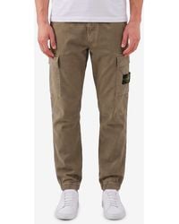 Stone Island - Stretch Agedeffect Pants - Lyst