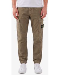 Stone Island - Stretch Agedeffect Pants - Lyst