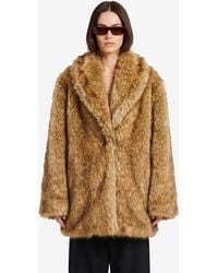 Frankie Shop - Belle Faux Fur Short Coat - Lyst