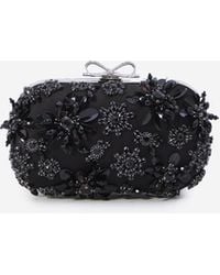 Self-Portrait - Floral Crystal Clutch Bag - Lyst