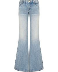 Balmain - Western Bootcut Jeans - Lyst