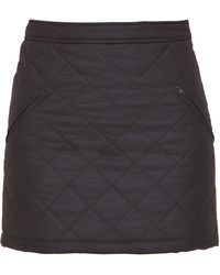 Burberry - Quilted Miniskirt - Lyst